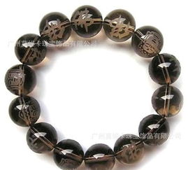 天然茶晶之美 探秘108颗佛珠手链的收藏与选购