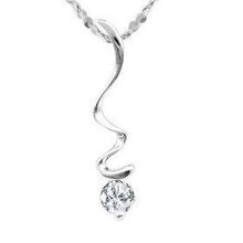 925纯银蜿蜒吊坠 珠宝与玉器的完美融合